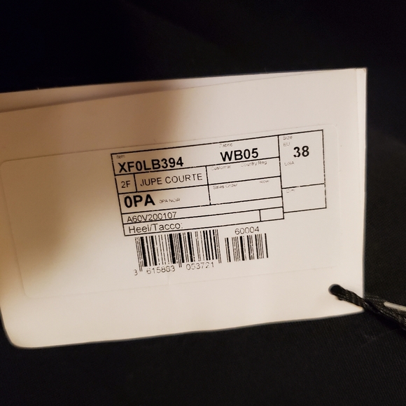 NWT $1095 Balmain curved waist mini skirt - Picture 6 of 7